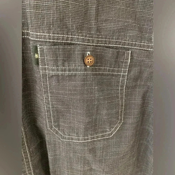 Vintage G.H. Bass Denim Style Men’s Size XL Button Down Short Sleeve Shirt - Picture 8 of 8